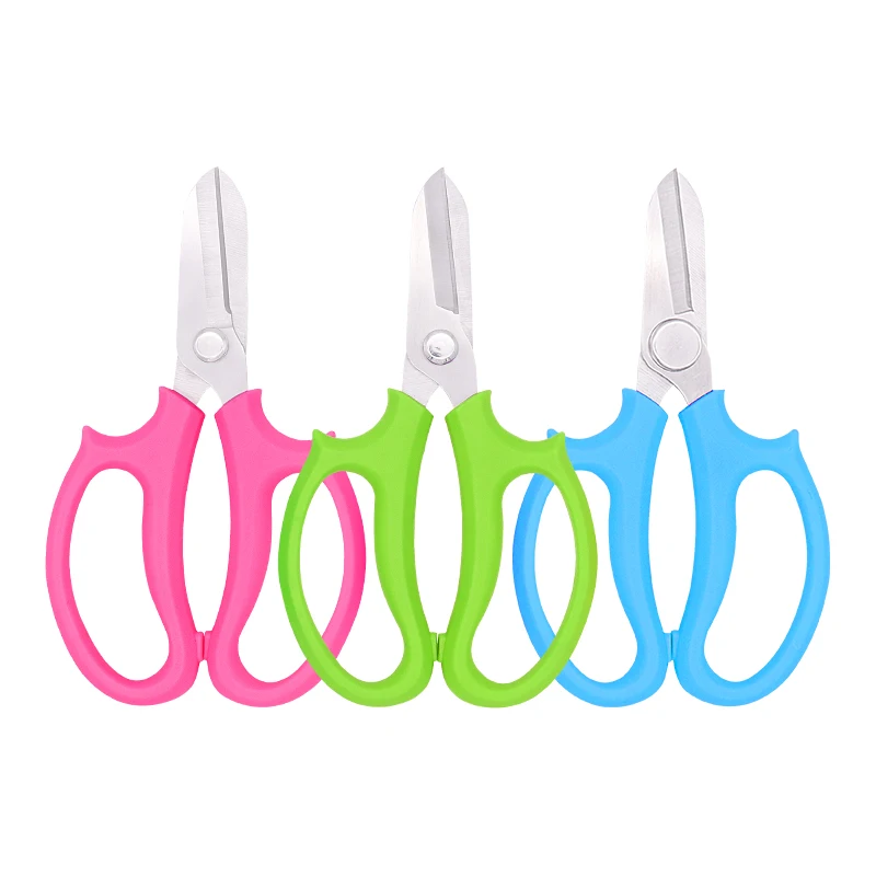 stainless steel plants grafting trimming scissors garden grape flower pruning scissors