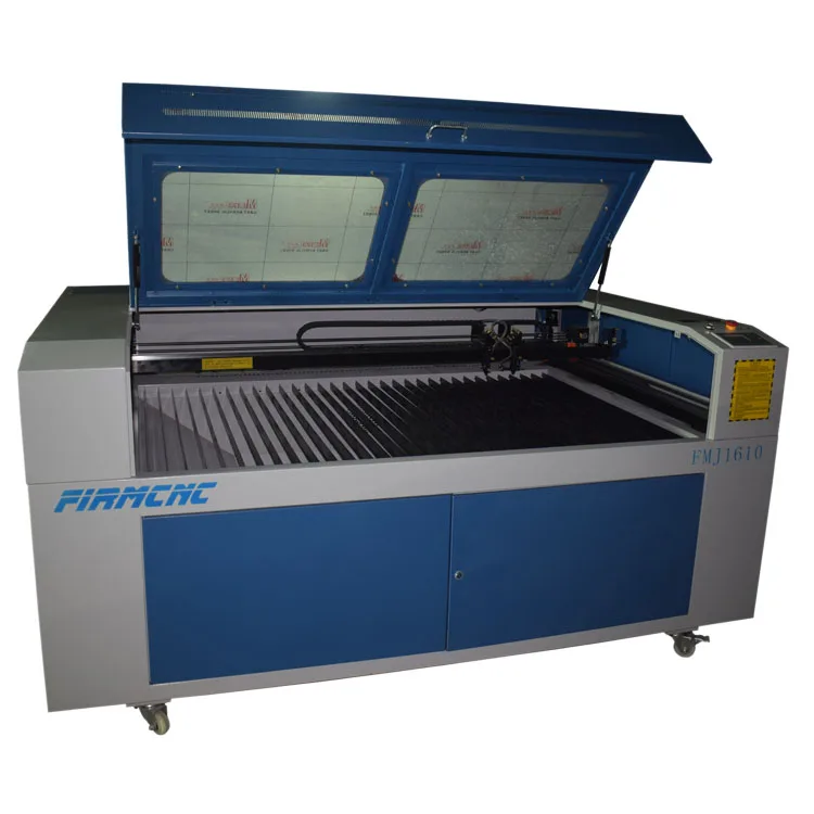 New arrival 1610 laser cutting machine two heads 150w co2 laser cutter for sale
