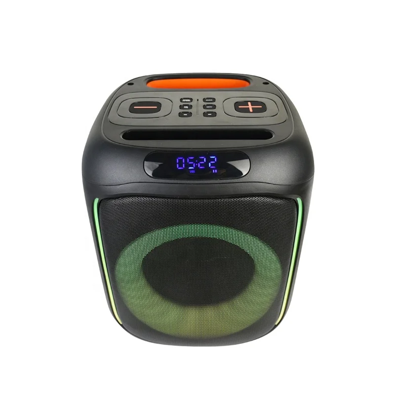 2024 hot sale 8 Inch good sound playing party speaker Portable Amplifier usb wireless Trolley Speaker Box With Microphone