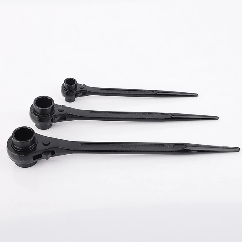 Hexagon Scaffold Ratchet Spanner Ratcheting Socket Wrench Double Ratchet Socket Wrench