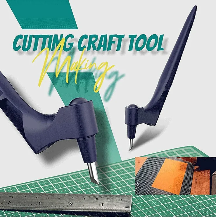 Paper Carving Craft Cutting Tools Knives with 360-degree Rotating Blade for Art Hobby Scrapbooking