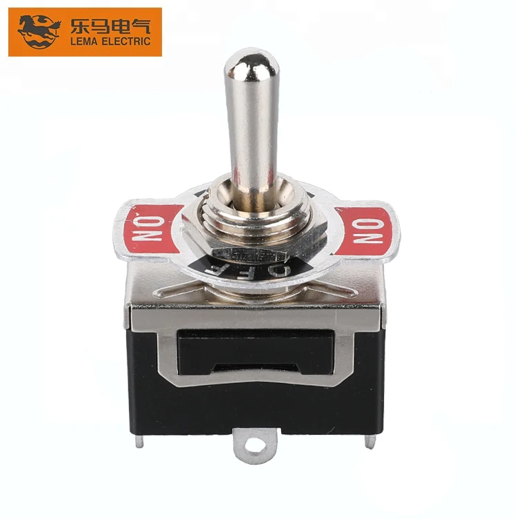 Lema LT1131A Solder Terminal 3 way toggle switch (on) off on toggle switch auto reset