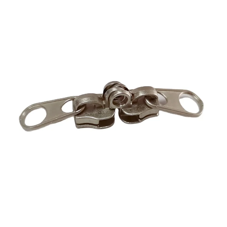 #8 #10 металлические слайдеры на молнии с двойной замочной скважиной для чемодана