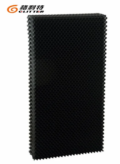 industrial mildew resistant plastic evaporative cooling pad black color
