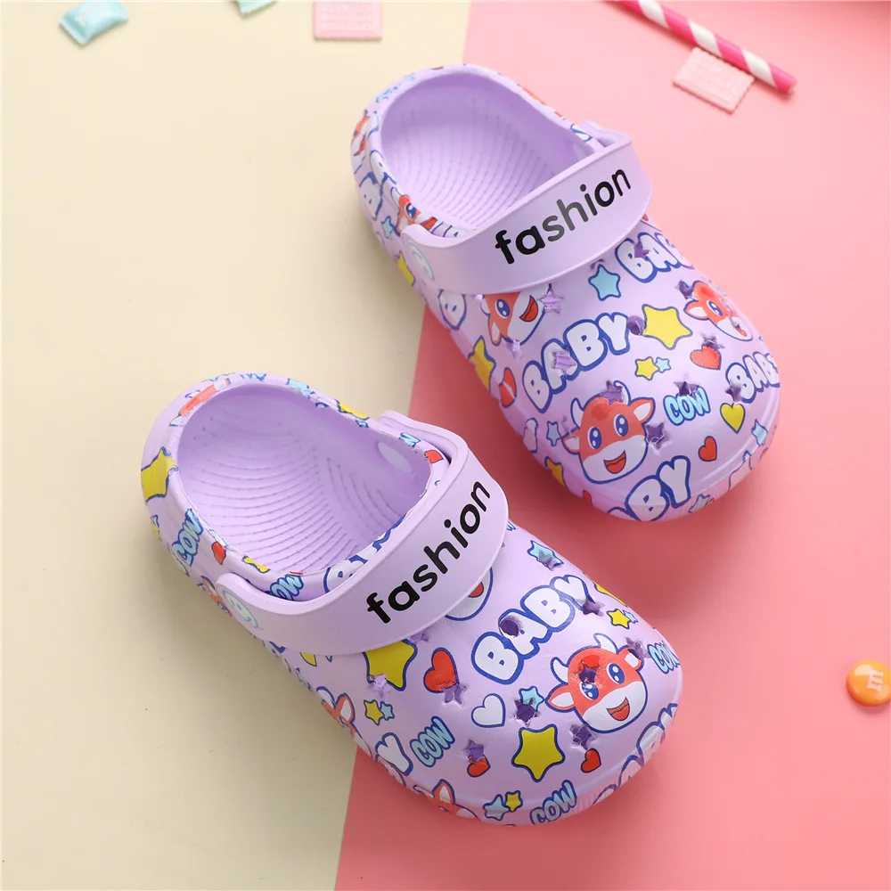 
Children Toddler EVA Factory Customized Logo Kid Garden Clog Shoes Little Girls Slippers New Croc Shoes for Boys 
