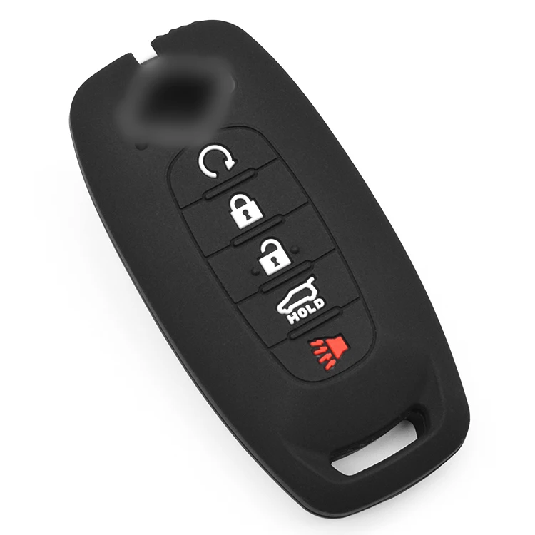 Car Accessories Silicon Key Cover Case Key Holder Fob Remote Protect Silicone Shell For N-issan X-trail t33 Kicks Qashqai J12