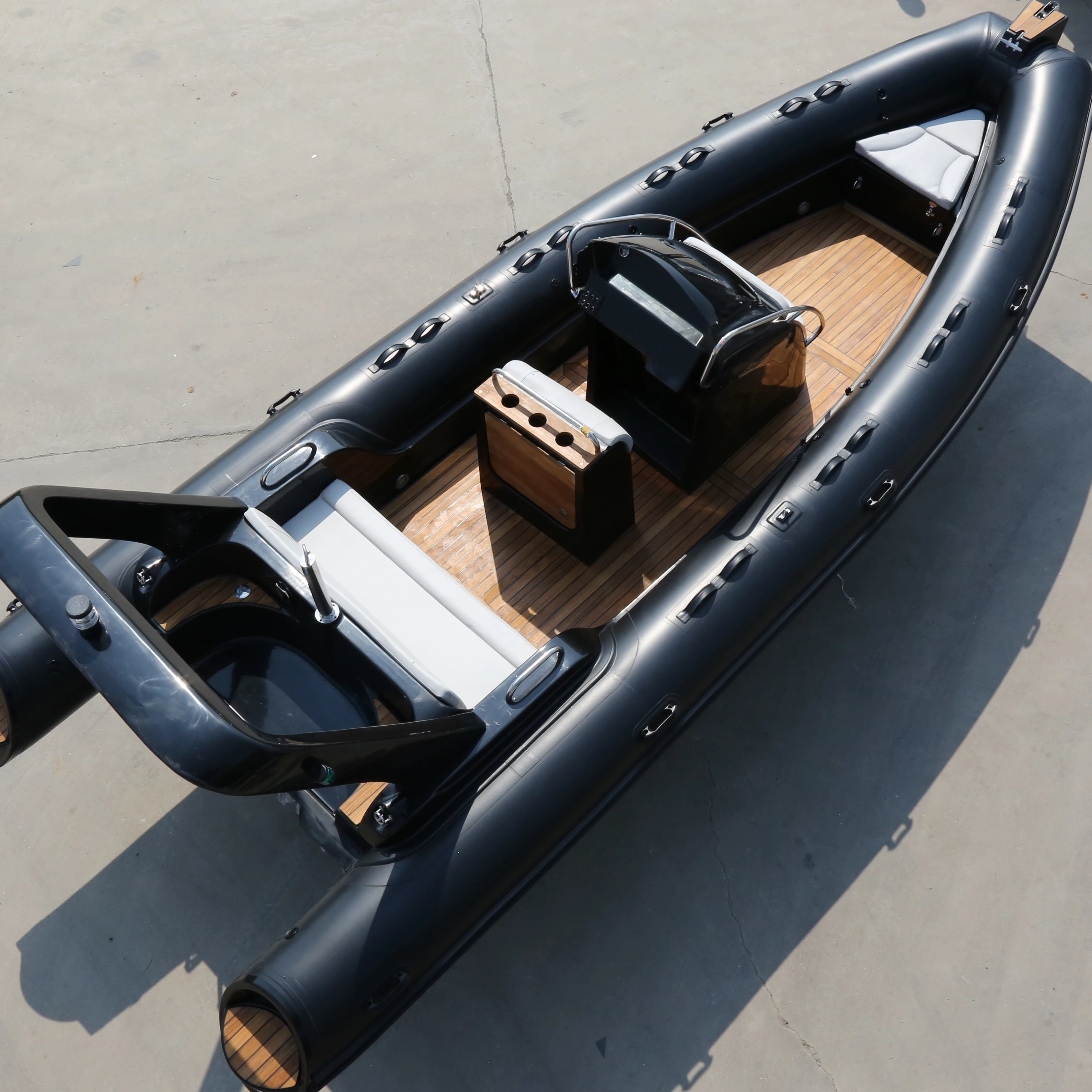 RHIB CE China Cheap Fiberglass Hull RIB 680 Inflatable Boat Yacht Luxury Boat