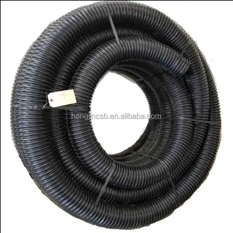 HDPE 2 inch 4 inch 6 inch double wall corrugated pipe spot direct supply can be drilled tunnel underground drainpipe pipe