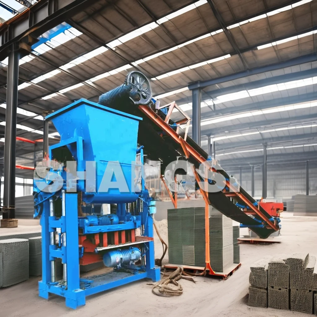 Low cost mini brick block making machine for curbstone hollow brick interlock brick with China factory price