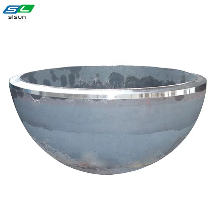 Professional Propane Tank Heads Stainless Steel Carbon Steel ASME Hemispherical Head for sale