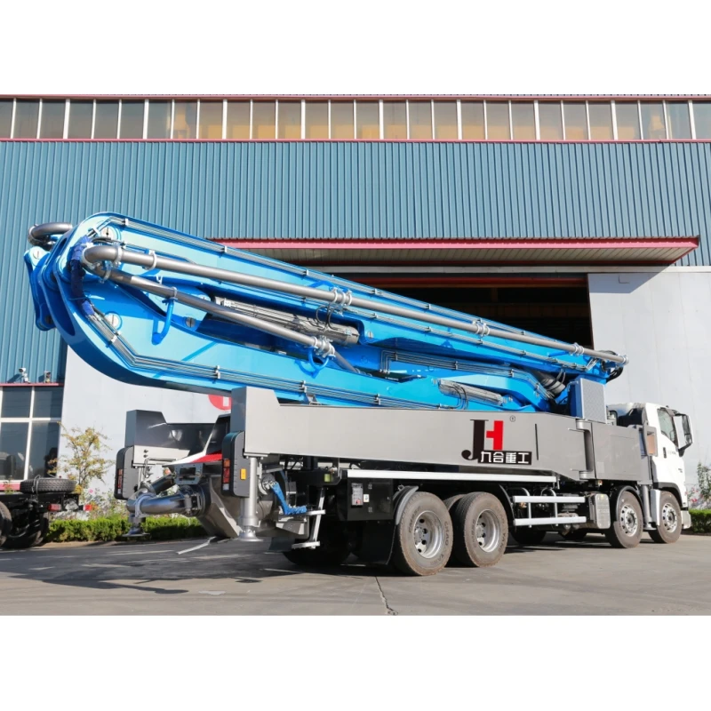 Heavy Construction Equipment Cement Machinery High Efficiency Truck-Mounted Vehicles JH58-XR 58m Concrete Pump Line Truck