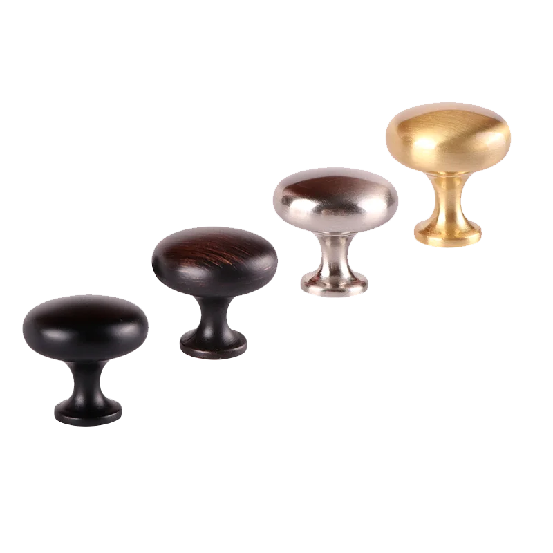 Modern Furniture Handle Pure Copper Gold Small Knob Furniture Kitchen Drawer Dresser Brass Pull Handle For Customized Size