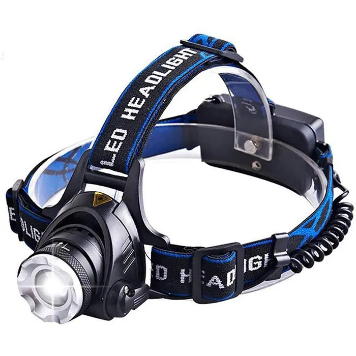 
Hot Sale Zoomable Head Torch 3 Modes Super Bright Camping Hiking Head Lamp Rechargeable LED Headlamp  (1600153169512)