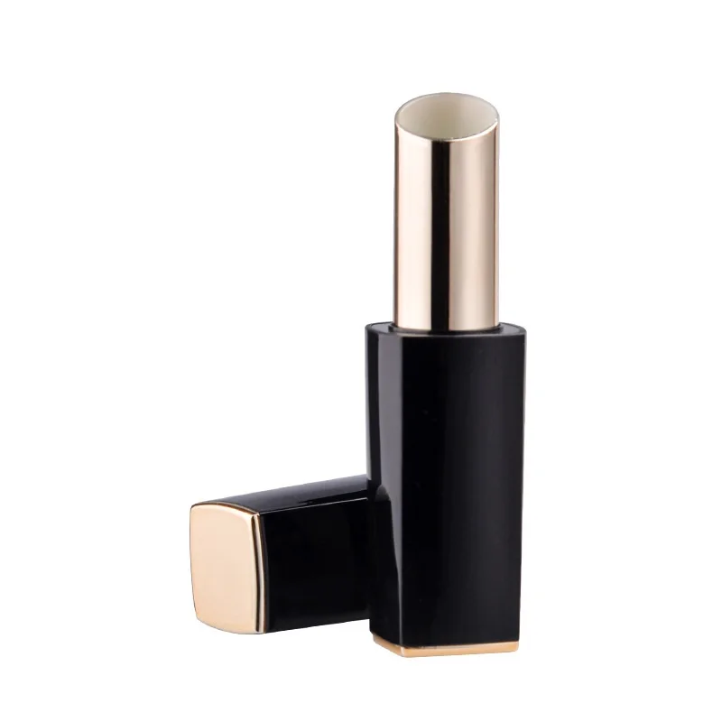  New arrival Luxury empty plastic black lip gloss tube container private label with