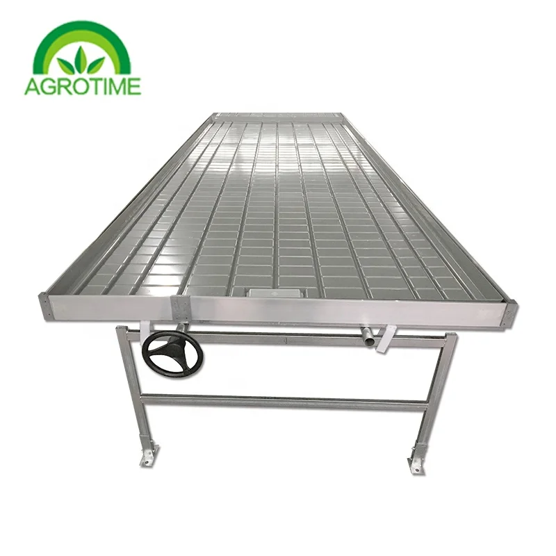 
Agricultural rolling tables ebb and flow hydroponic systems ebb and flow rolling greenhouse bench tables 