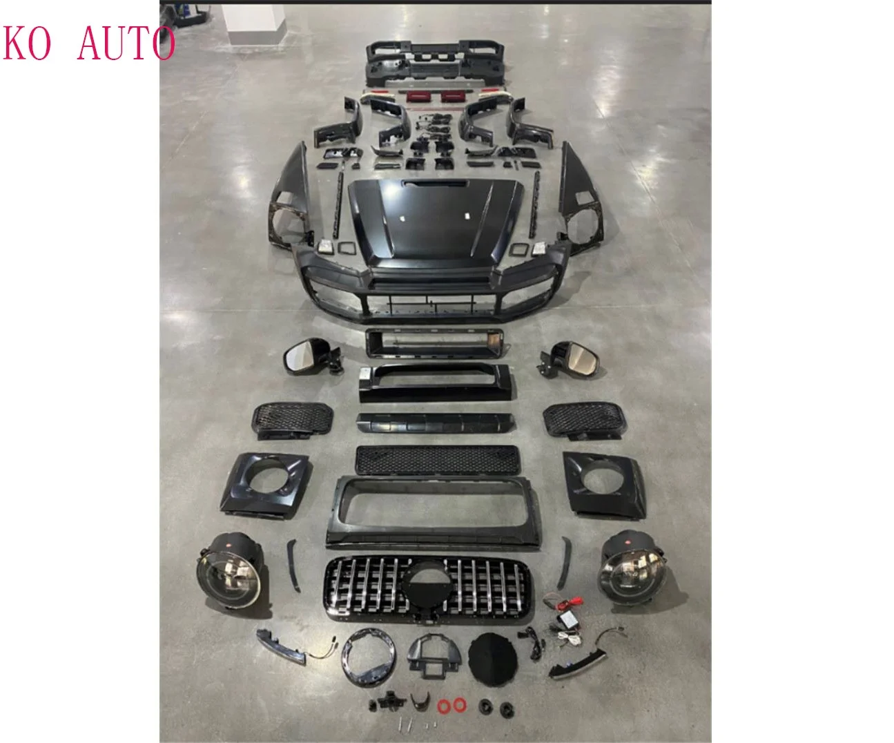 CAR  BODY KITS AUTO BODY PARTS for  benz   G500  g63   g550 2002-2018 upgrade to 2020  2019 2021 2022 style
