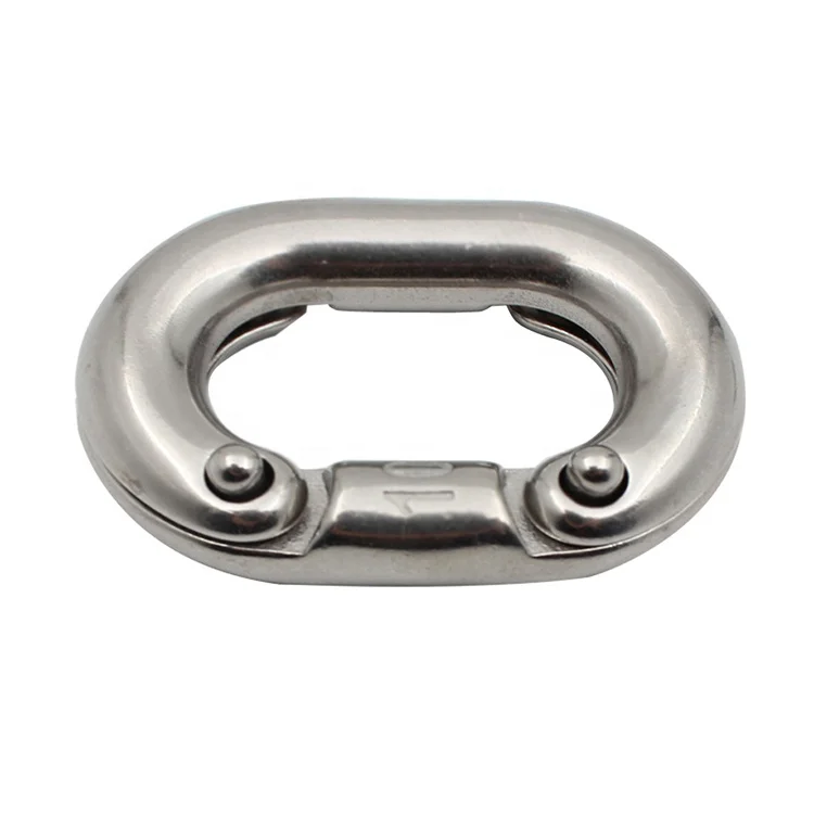 316 Stainless Steel Quick Connecting Rivet Ring SS 316 Metal Riveted Link Connection O Ring