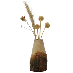 Пасторальный стиль Товары для дома свадебная розовая ваза для украшения дома, декорированные деревянные вазы для цветов