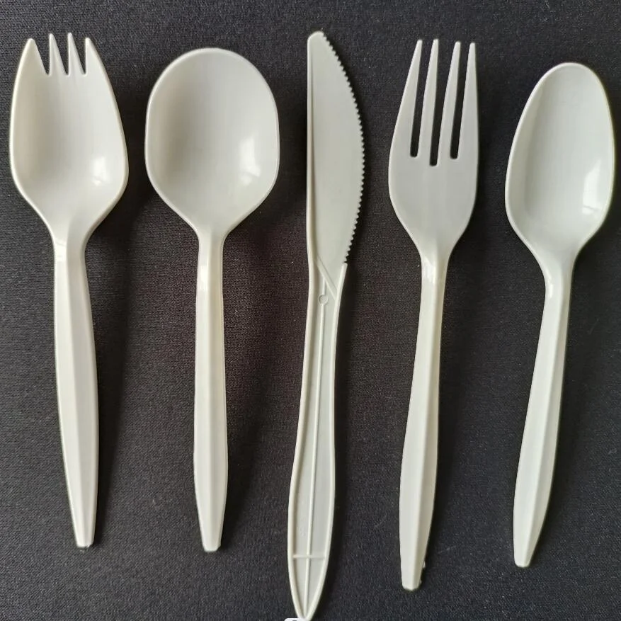 Disposable Plastic Cutlery Sets with Napkin Fork Spoon Knife and Pepper Salt Bag