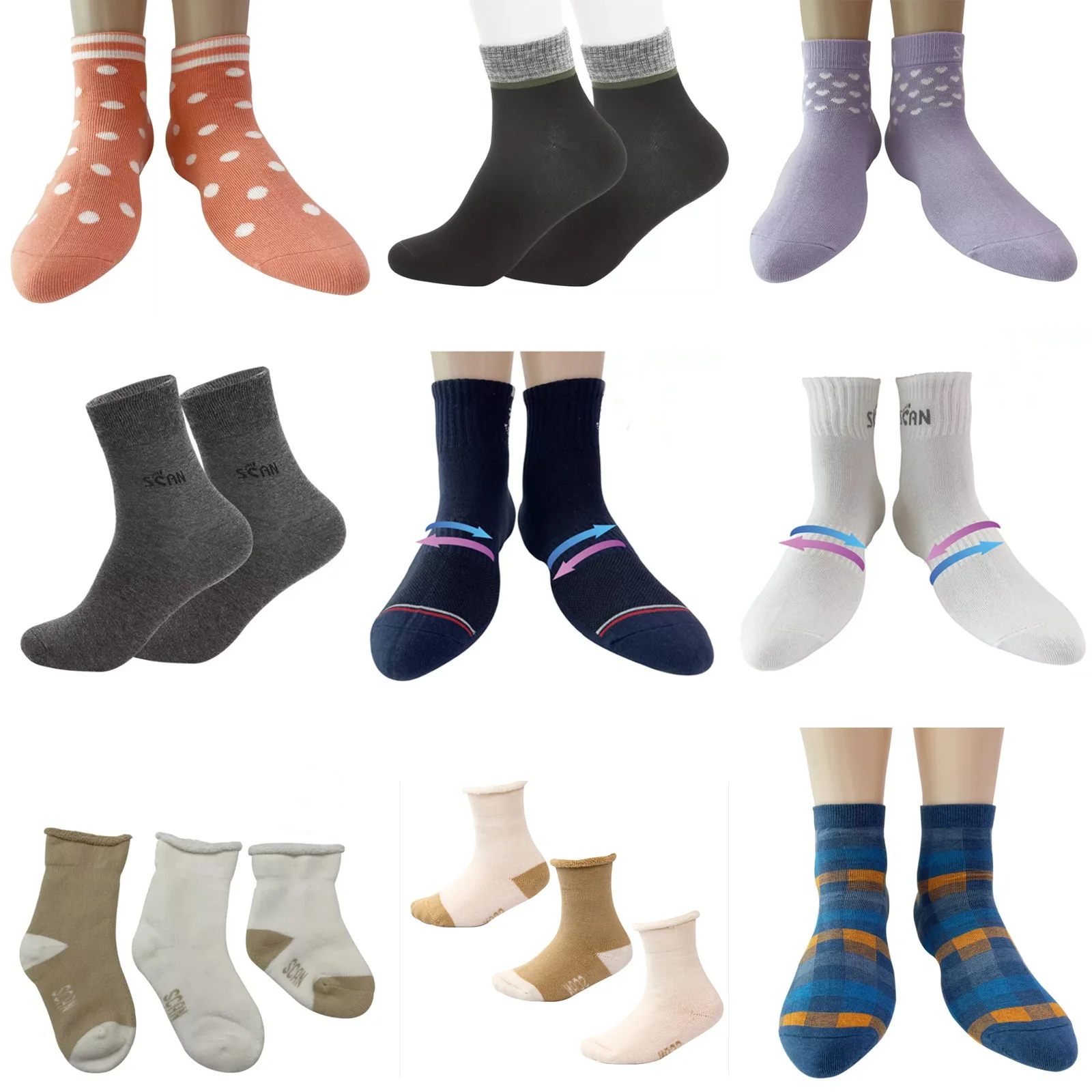 Exquisite Fashion Beach Scented Mens Socks Black