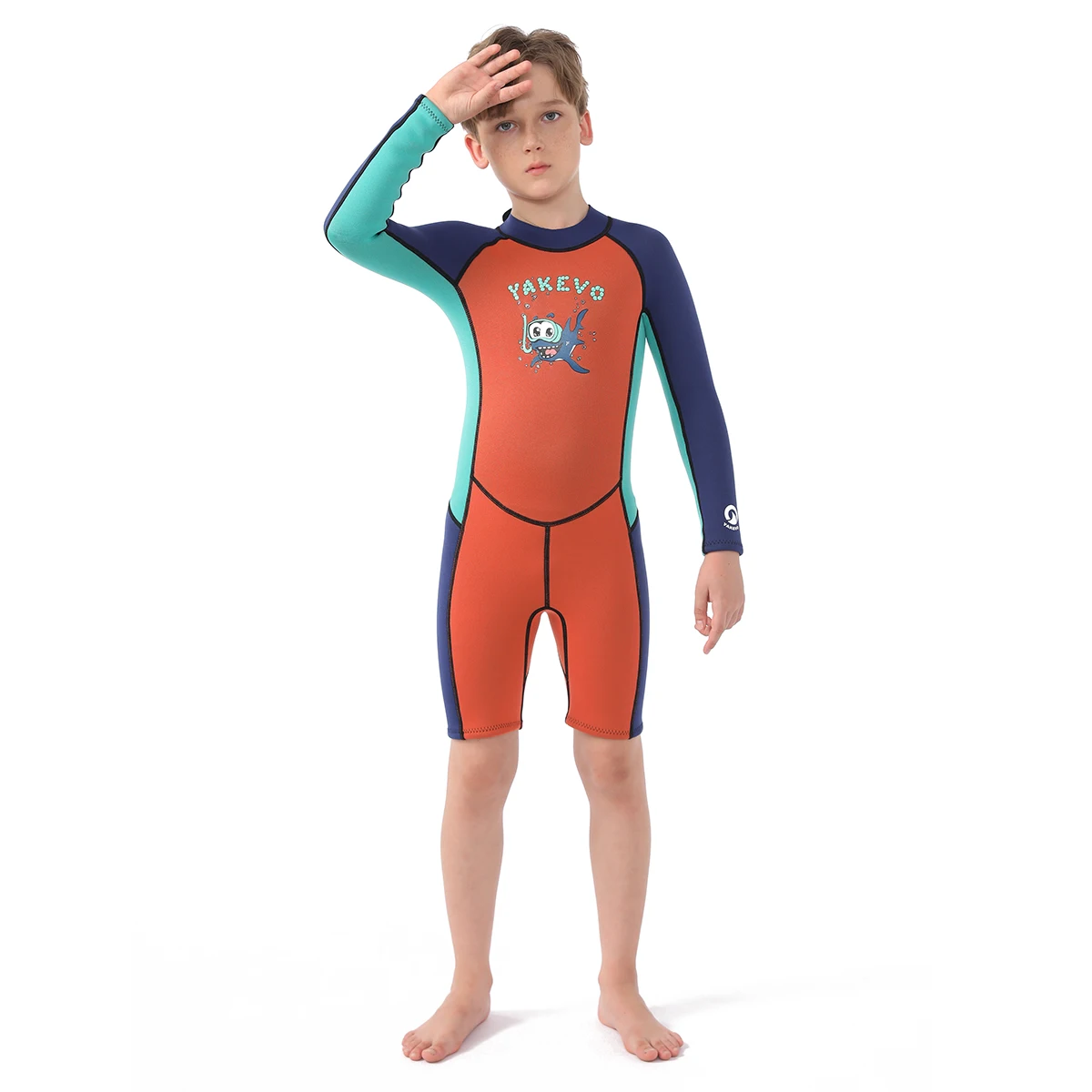 Wholesale Wetsuits 3MM Diving Suit Boys Neoprene Wet Suit One Piece Warm Back Zipper Kids Neoprene Wetsuit