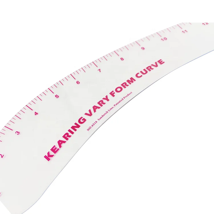 Kearing Plastic Flexible Vary Form Curve 18'  Fashion Design Pattern Curve Tailor Design Curved Ruler # 6218
