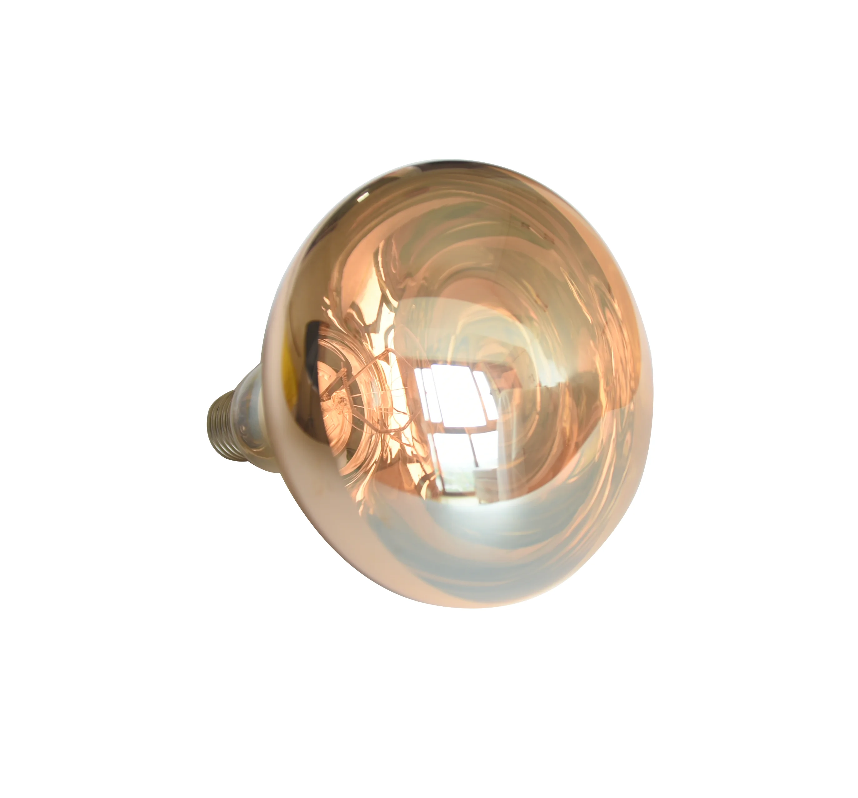 110V/220V Gold color Infrared heating light 275W bathroom heater bulbs E26/E27 Infrared heat bulbs 250w bathroom heater lamp