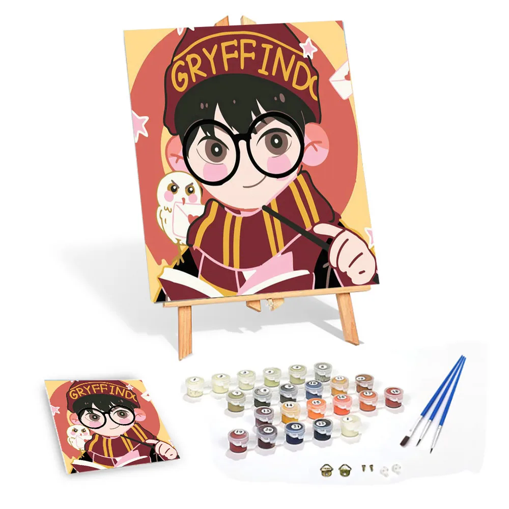 DIY 5D Painting Kit Canvas For Kids Custom Paint By Numbers Children Adult Picture Art Crafts Anime Cartoon Character Boy Girl