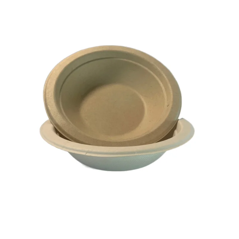 
Amazon hot selling Biodegradable Disposable small 12oz 375ml Takeaway snack party ice cream Food Sugarcane Bagasse round bowl 