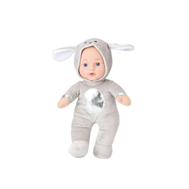 High quality hot selling 12 inch soft vinyl toy baby doll big gift set kids toys