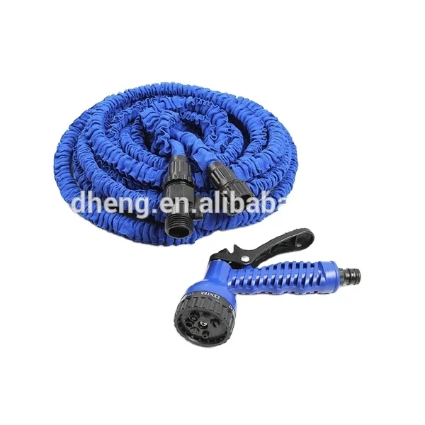 100Ft Expandable Garden Water Hose With 7 Way Spray Nozzle