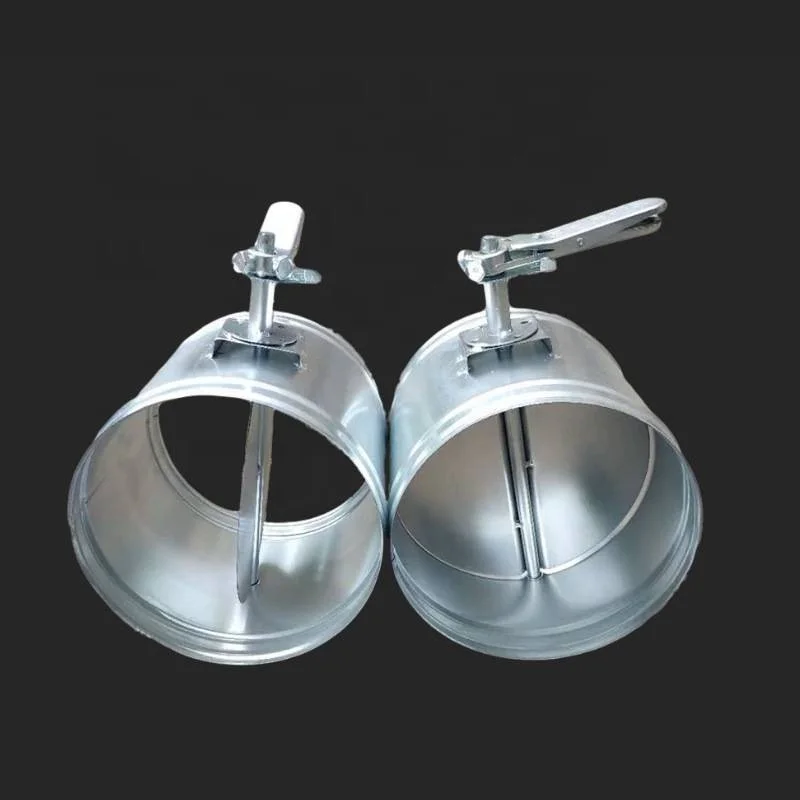 Round Duct Damper Manual Volume Control Damper For Duct