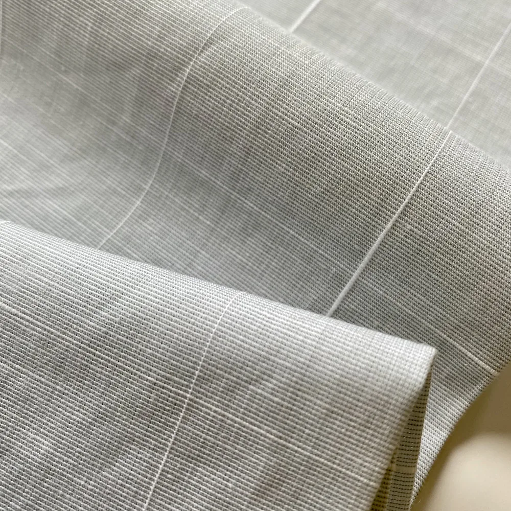 Лидер продаж, мягкая тканая хлопковая льняная костюмная ткань с диагональю 57/58 дюйма