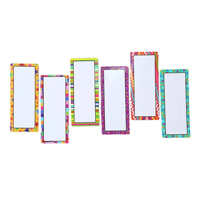 Reusable Magnetic Mini Whiteboard Stickers Erasable Labels Name Stickers magnetic stickers office teaching aids