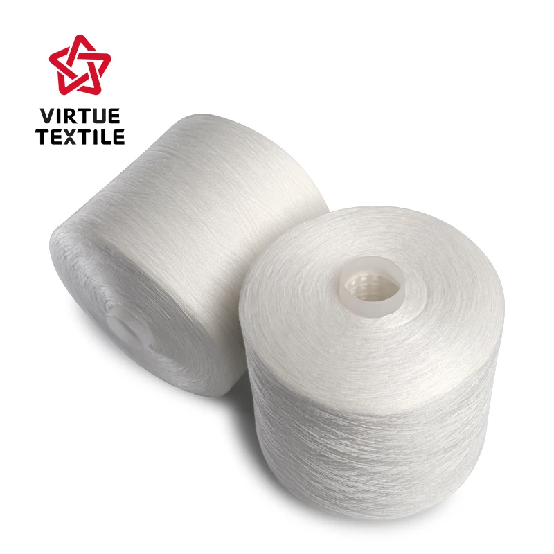 High Quality Poly Poly Core Spun Sewing Thread 45s/2 Raw White for jeans