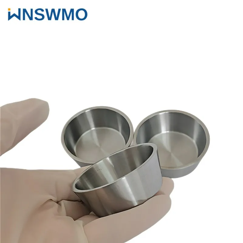High quality Molybdenum Crucible 7CC 15CC 25CC Electron Beam Melting Mo liner manufacture in China