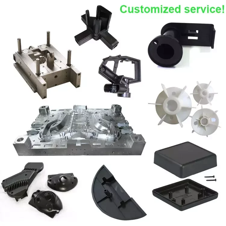 Professional custom PP PA66 ABS PS PC PET POM TPE TPU PMMA HDPE plastic parts plastic molding