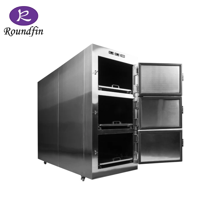 Оборудование для морга полностью 304 из нержавеющей стали 3 трупа медицинский морозильник тела холодильник