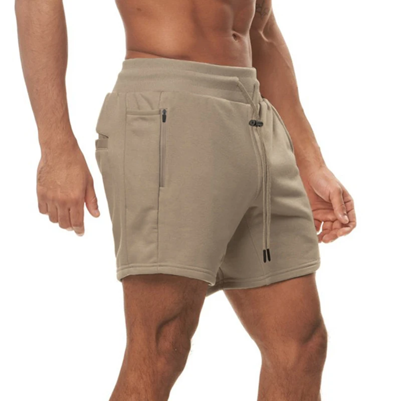 Men cotton Shorts Custom High Quality Cotton Fleece Training Jogger Running Casual French Terry Shorts Sweat Shorts