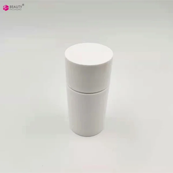 50g 1.76oz 60g 2.12oz ABS AS Top Filling White Twist Up Gel Cream Deodorant Stick Tube Body Deodorant Container with Sifter Lids