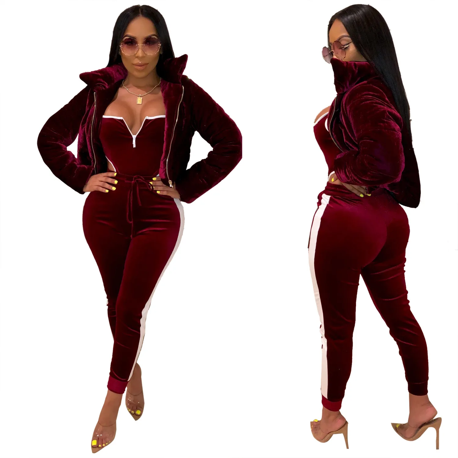 2021 женские зимние пальто, бархатная хлопковая однотонная женская укороченная куртка для женщин