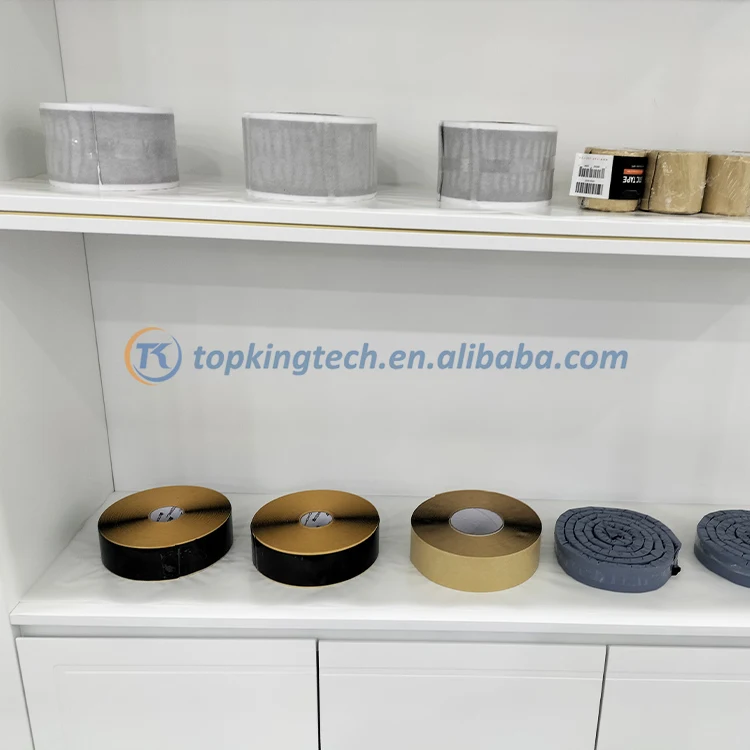 Waterproof Sealing Butyl Tape Strong Adhesion HDPE Geomembrane Tape Single Sided Non Woven Butyl Rubber Tape for Construction
