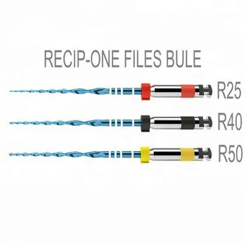 Стоматологические роторные напильники Niti, приемник-один напильник, синий, возвратно-поступательный, только один стоматологический напильник