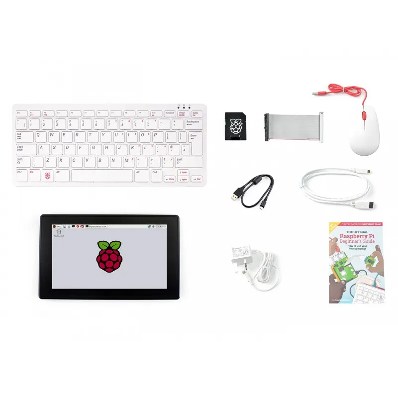 Raspberry Pi 400 комплект с 7 дюймов 5-точечного ёмкостного сенсорного дисплея UK блок