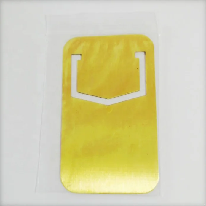 High quality Cheap new design Custom Gift Metal Brass Cut Out metal Bookmark