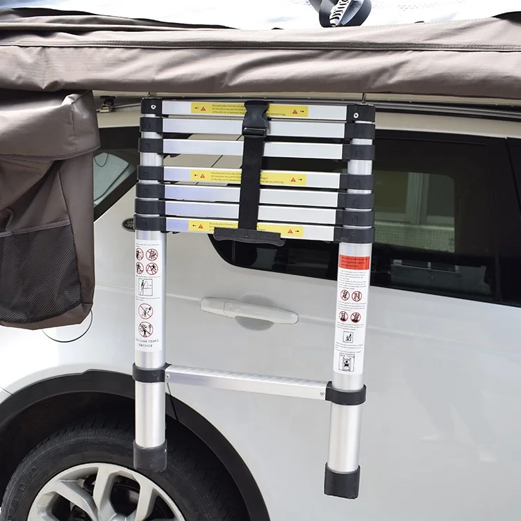 Buy adventure camping 4WD OEM car hard shell rooftop tent with mattress and ladder