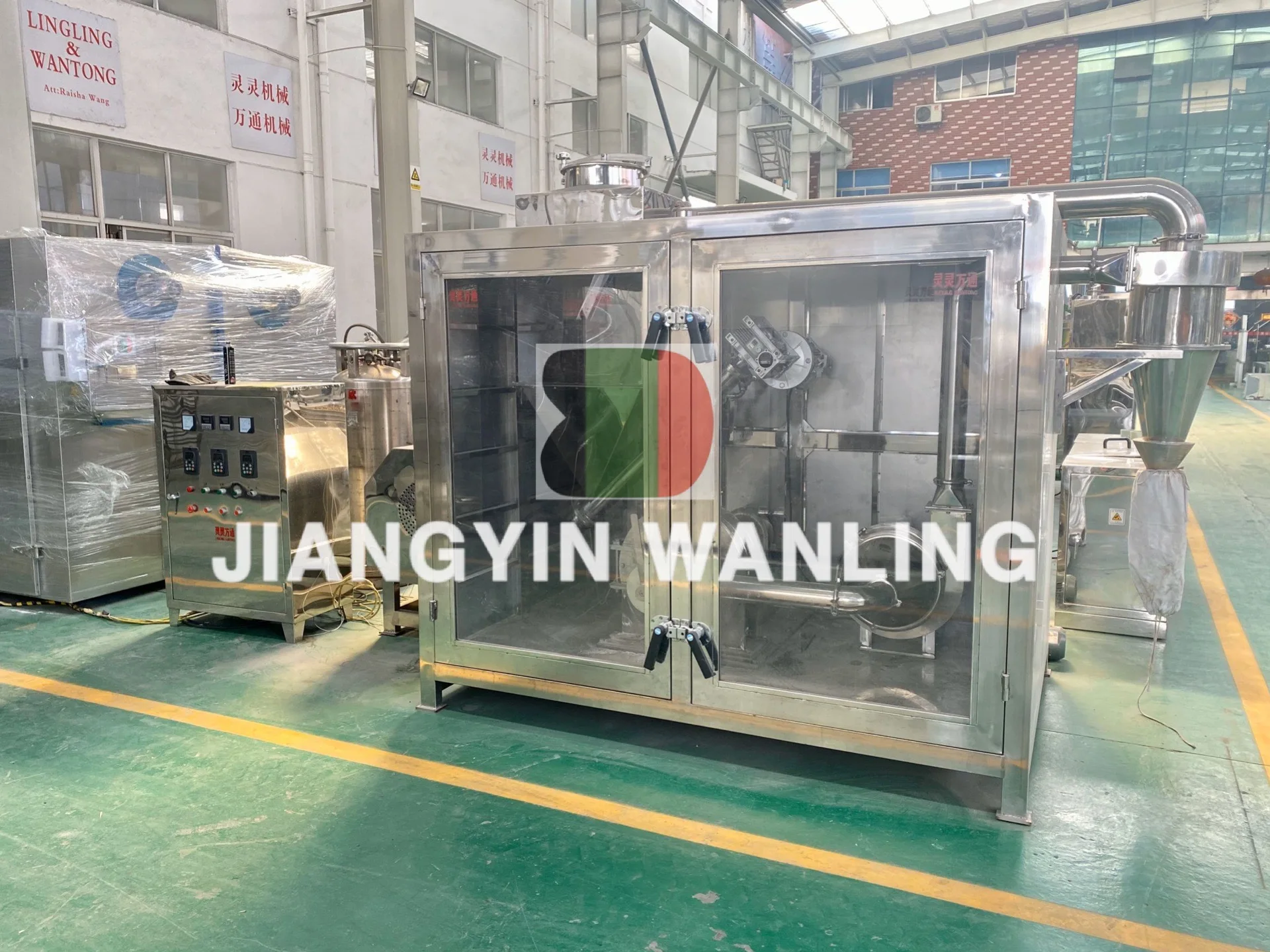WLD industrial tea leaves spice fine powder making low temperature grinder cryogenic mill pulverizer machine