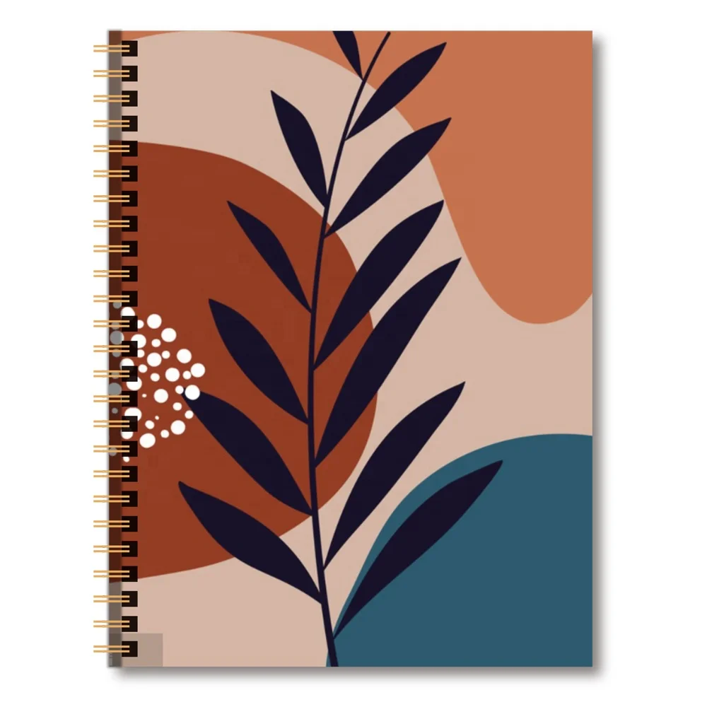 A5 hardcover leather journal printing custom planner aesthetic paper notebooks business writing spiral notebook with logo