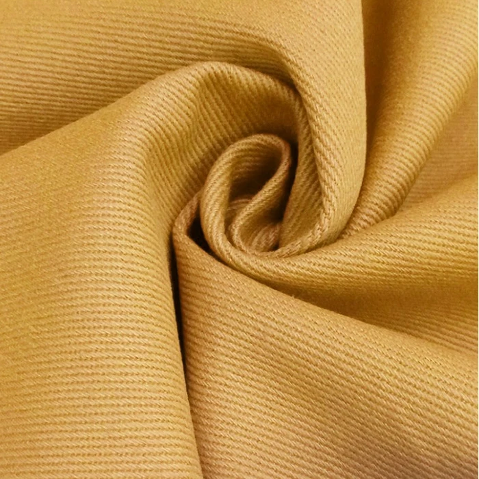 Factory Wholesale High Quality 100% Pure Cotton Fabric Soft Hand Feel Organic Sustainable Twill Fabric