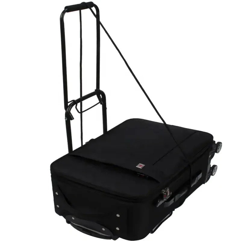 Складная ручная тележка со стальной рамой, компактная тележка для багажа